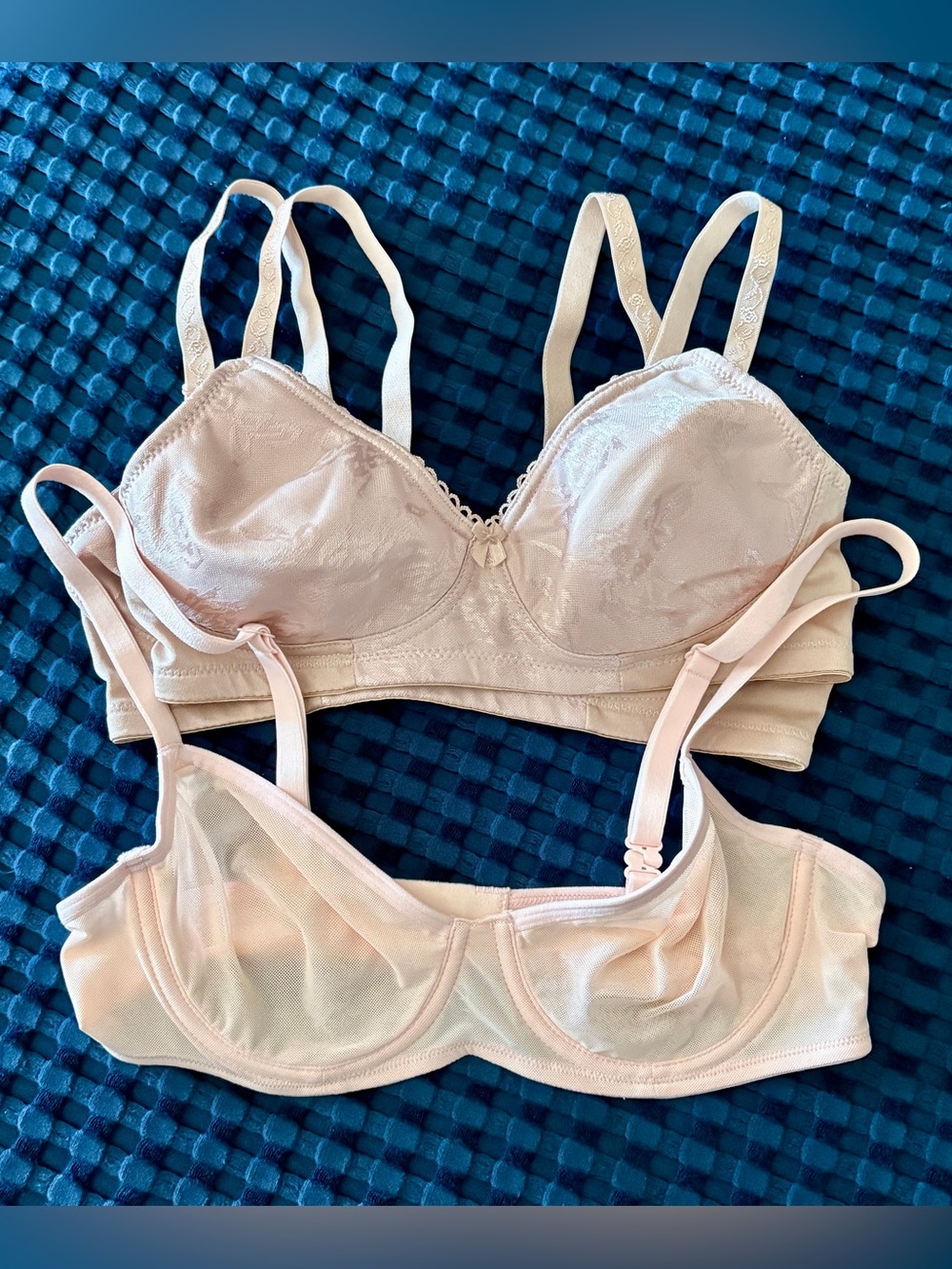 Old Navy Light Pink Wireless Bra Set and Bestform
